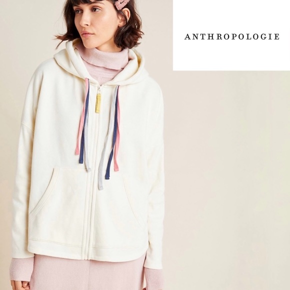 Nwt Anthropologie Danielle Fleece Zip 